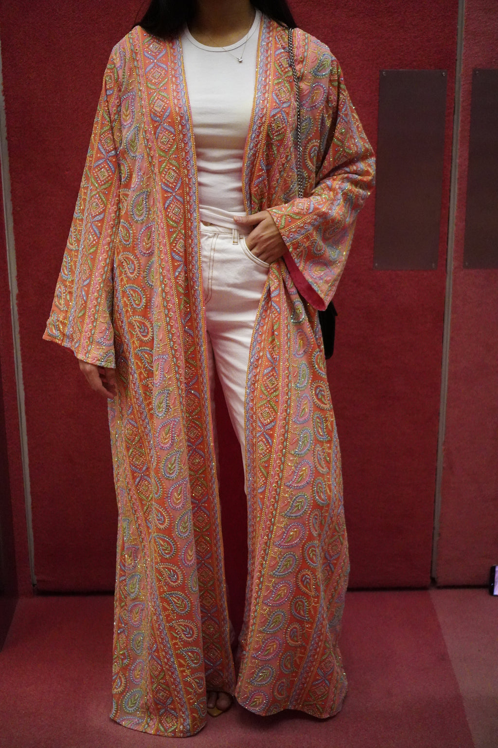 Kimono Sultana - Corail