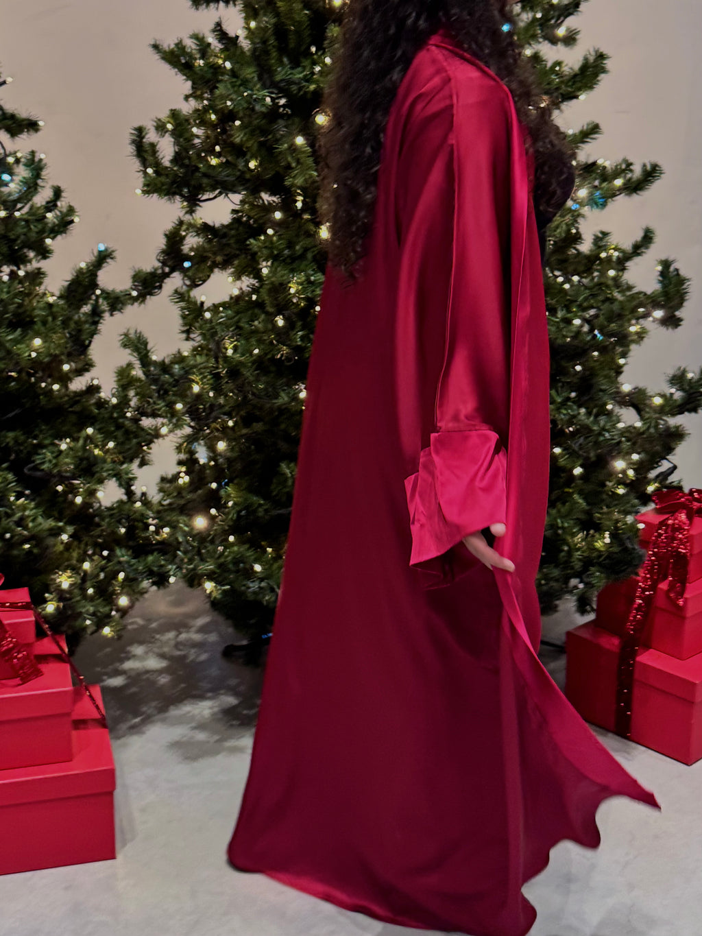 Kimono Amarante - Soie Premium