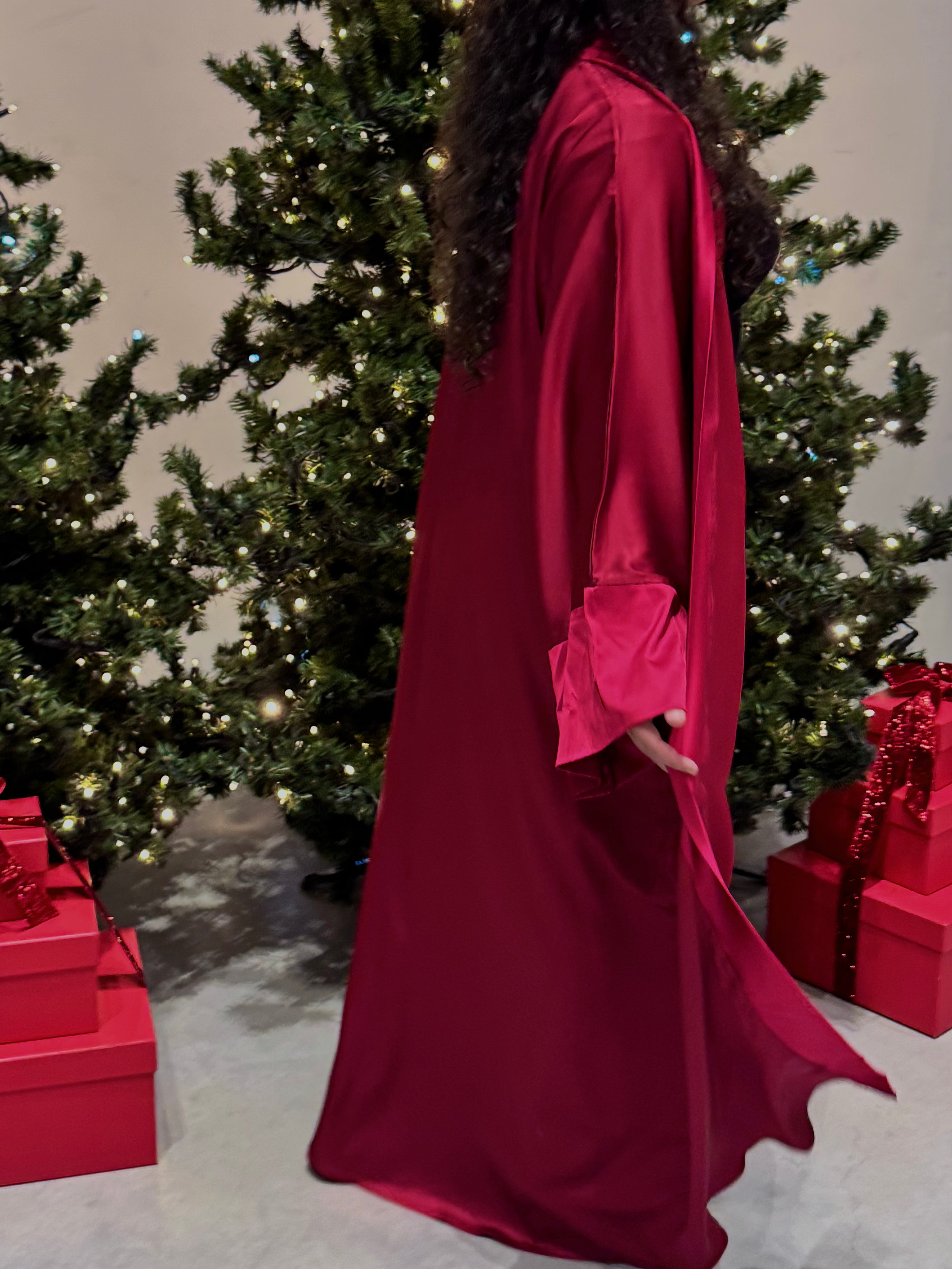 Kimono Amarante - Soie Premium